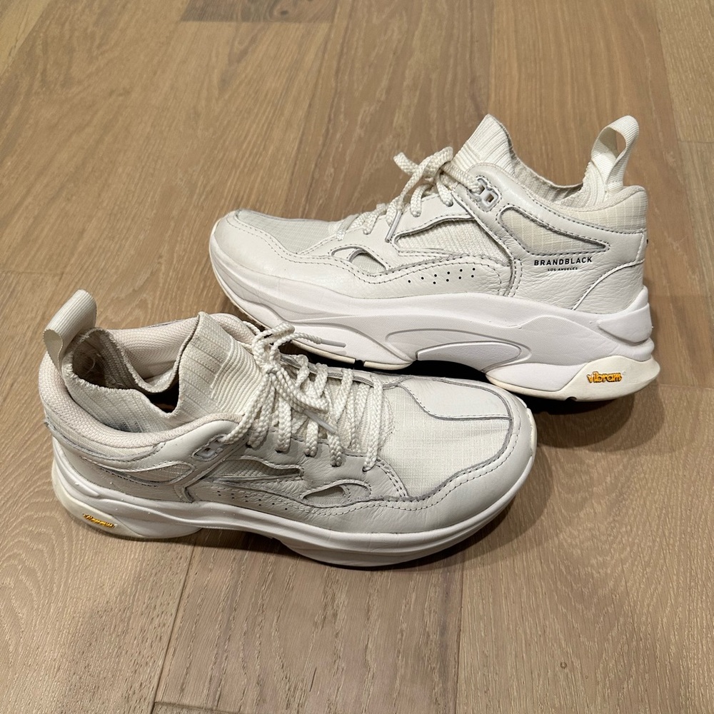 Brandblack Saga Mixed Media Chunky Sneakers